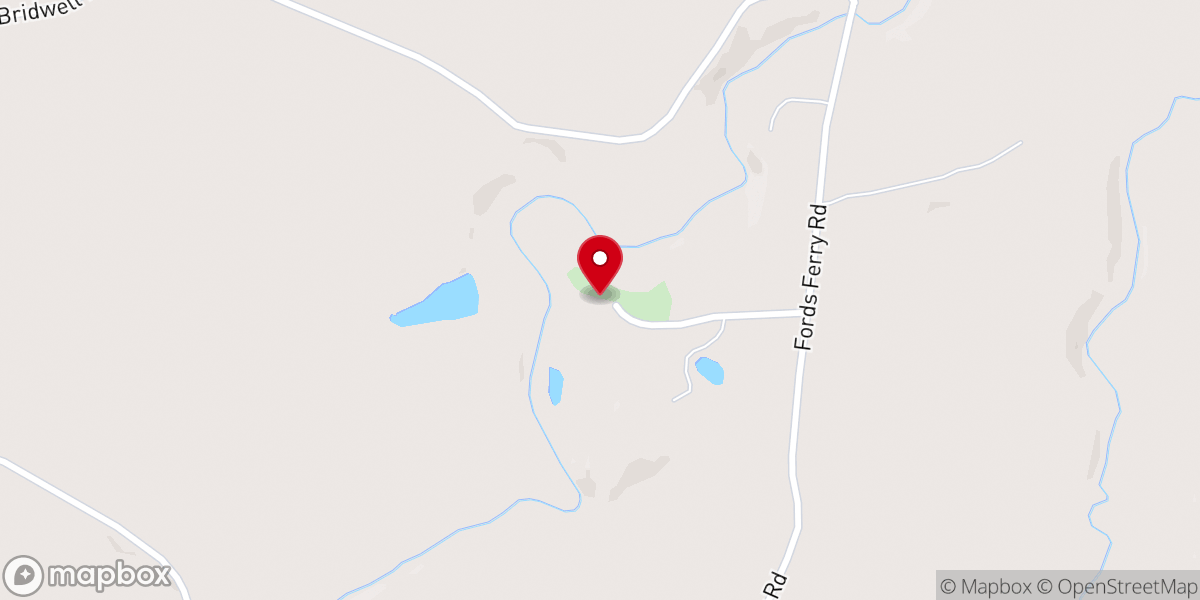 Map showing location of Crooked Creek Baptist CHurch