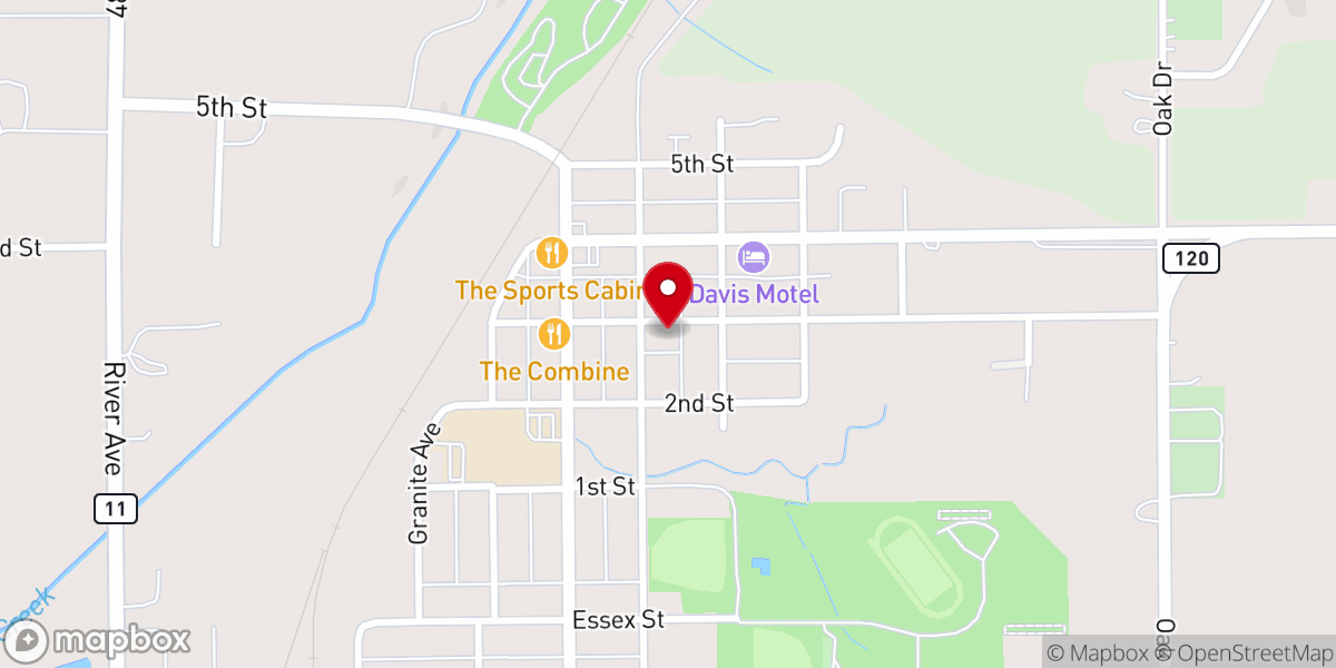 Map showing location of St Rose of Lima Parish