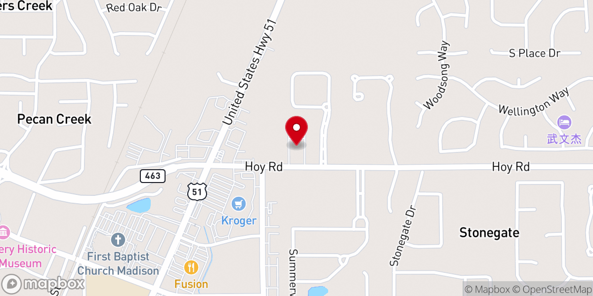 Map showing location of The Church of Jesus Christ of Latter-day Saints