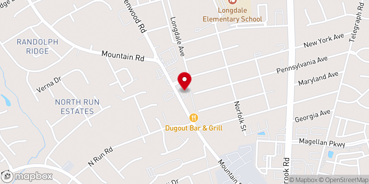 Map showing location of Christ Community Church