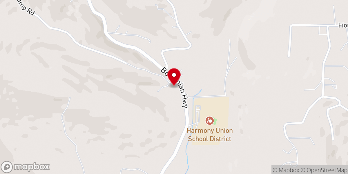 Map showing location of CYO Camp
