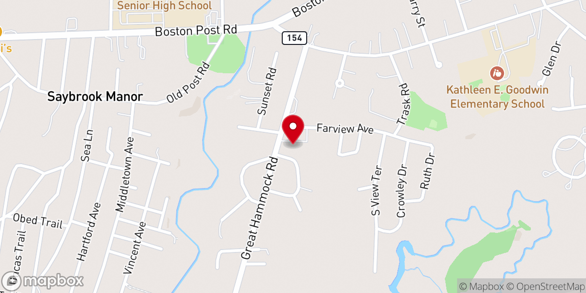 Map showing location of Saint Paul Lutheran Church