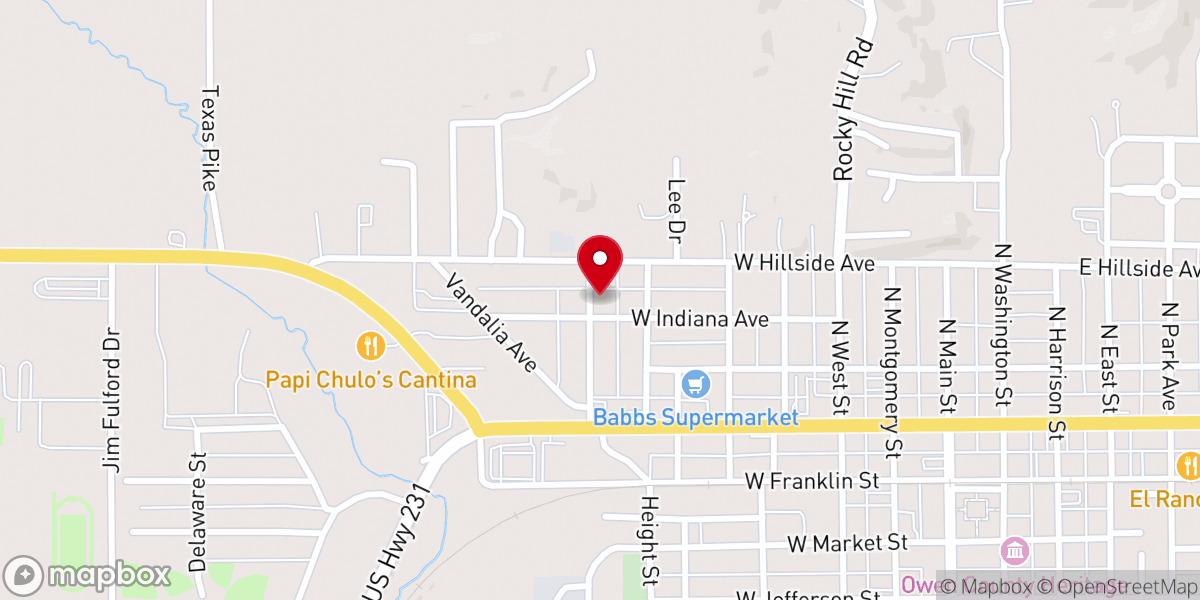 Map showing location of Shiloh Wesley Chapel United Methodist