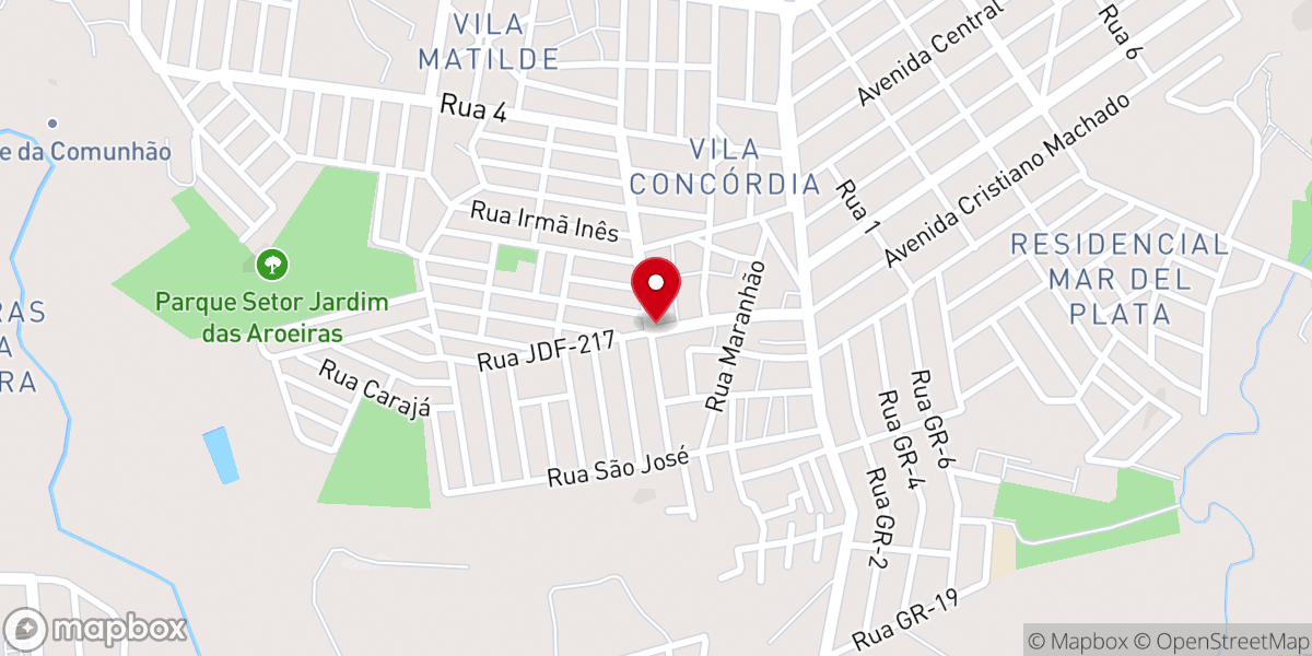 Map showing location of Igreja Universal - Vila Concórdia