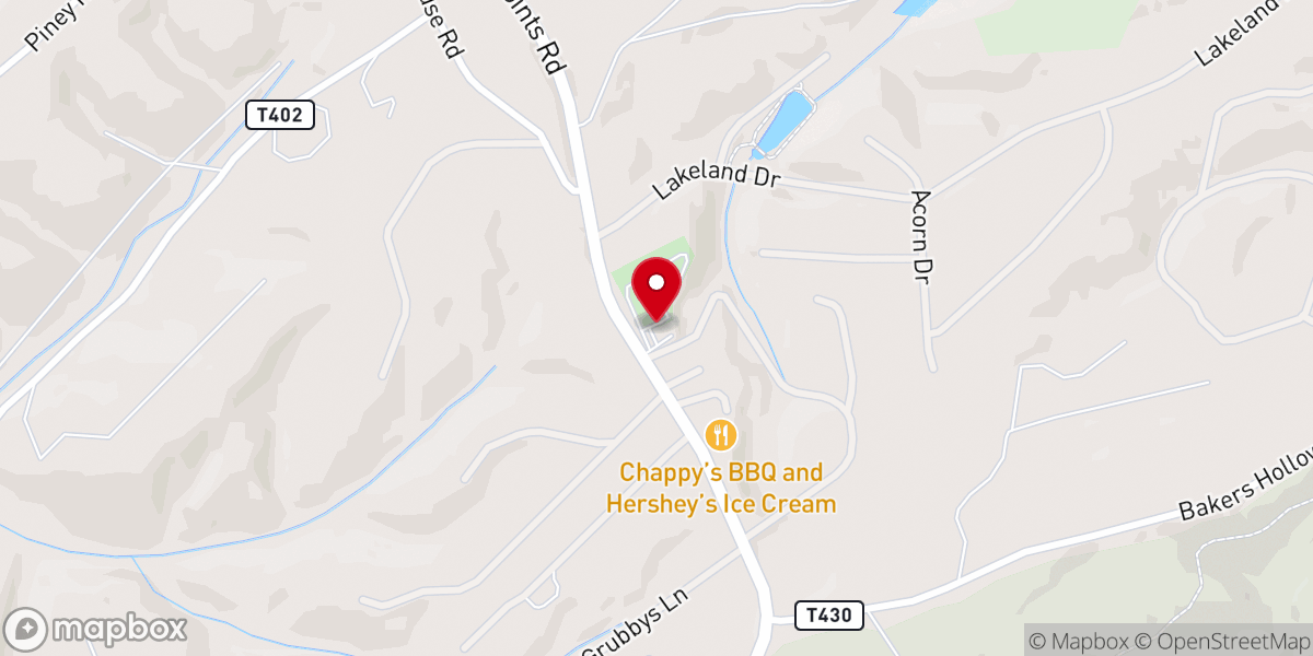 Map showing location of Jacob's Church