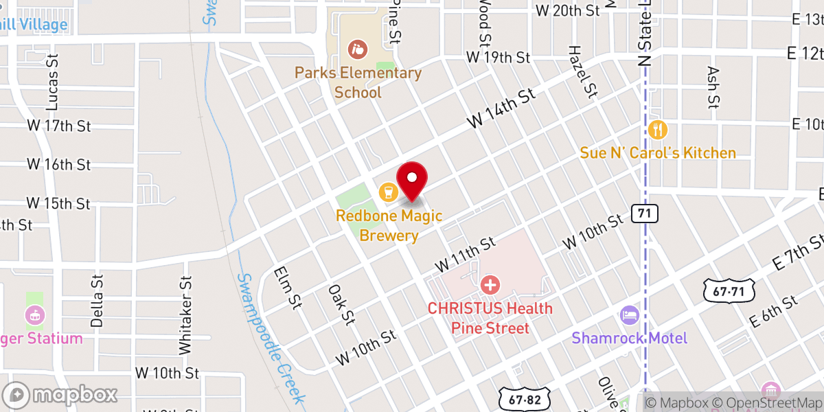 Map showing location of Ministry of Faith Ministries Inc