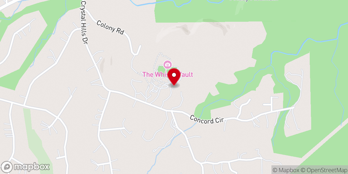 Map showing location of Tuscan Hall