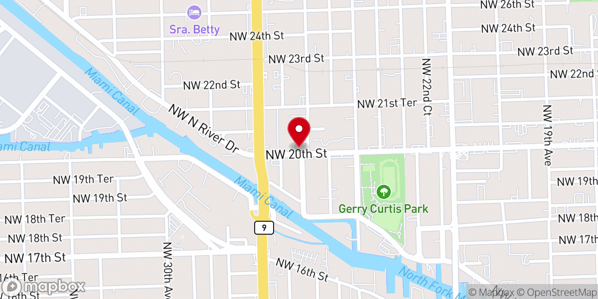 Map showing location of Ministerio Poder De Dios