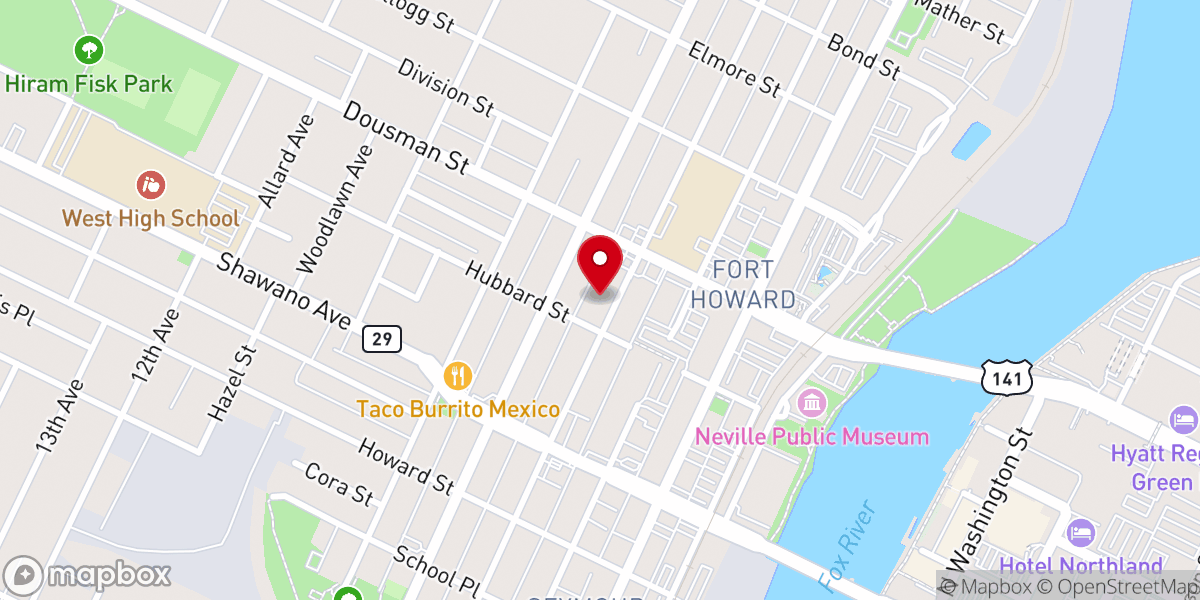 Map showing location of St. Patrick's Roman Catholic Oratory