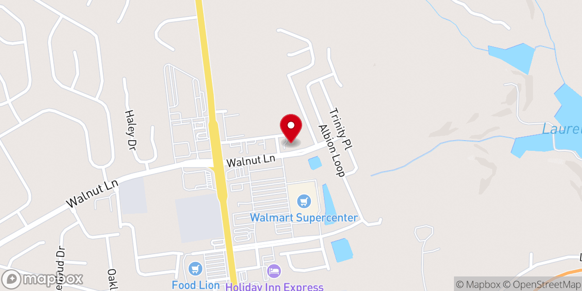 Map showing location of The Anglican Church of the Holy Trinity