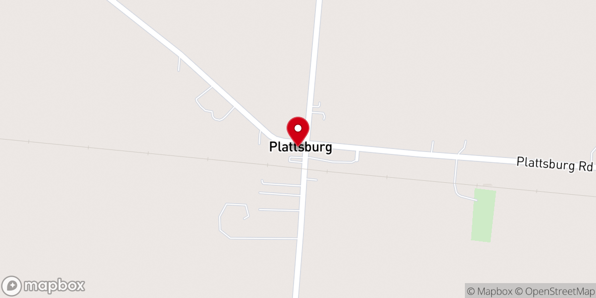 Map showing location of Plattsburg UCC
