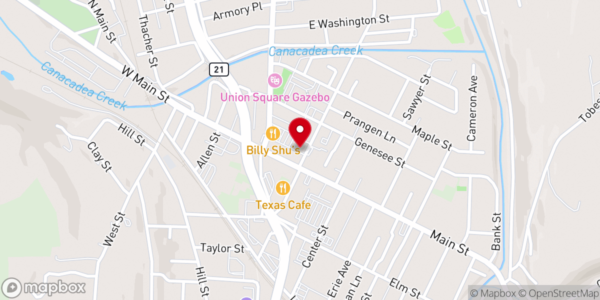 Map showing location of Beth-El Temple