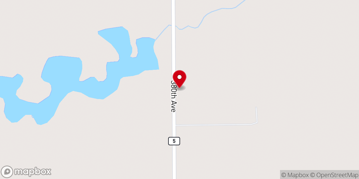 Map showing location of AMO Lutheran Church