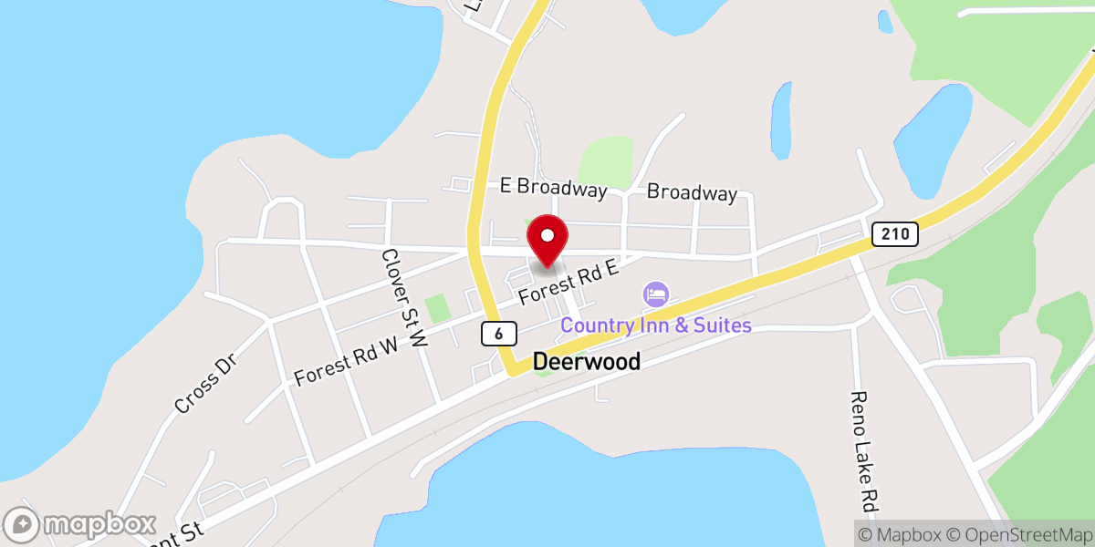 Map showing location of Lighthouse Community Church