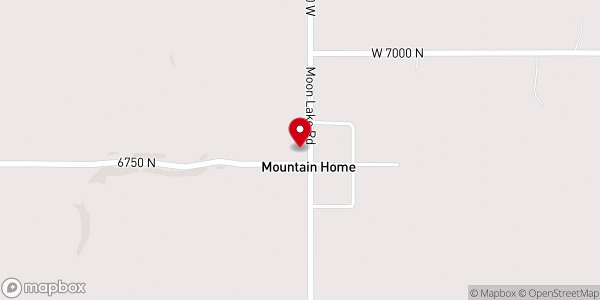 Map showing location of Mountain Home Lodge