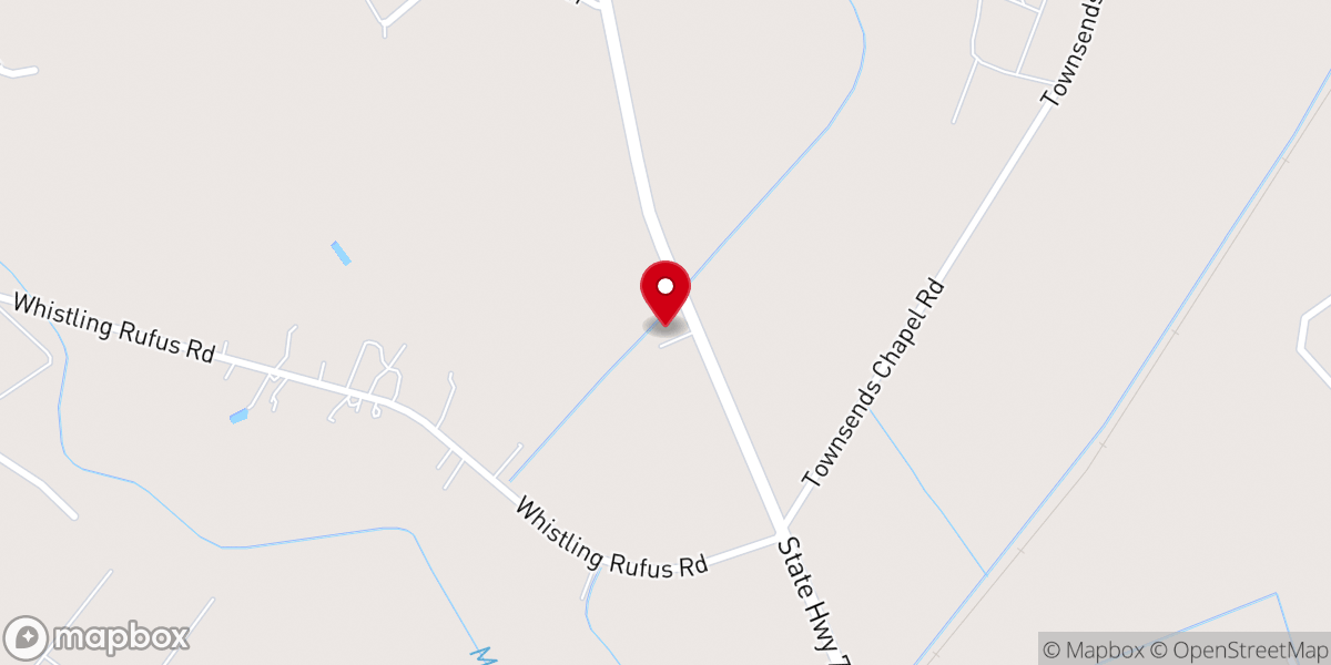 Map showing location of Mount Zion Pentecostal Church