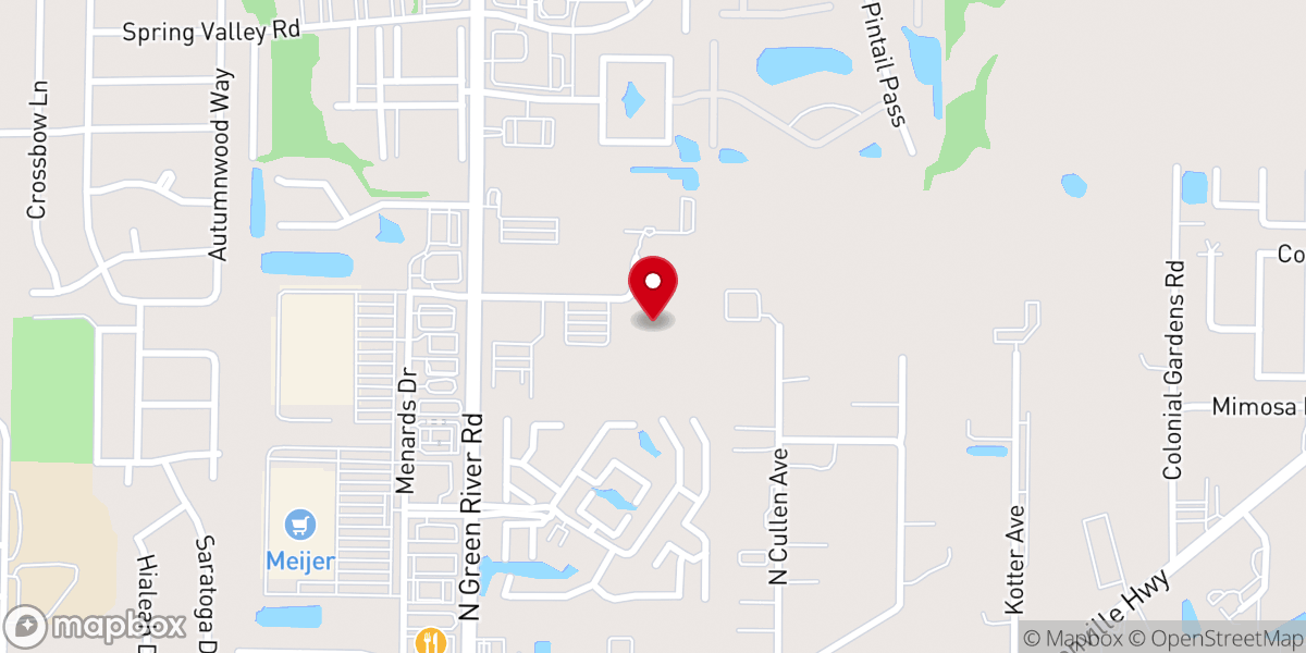 Map showing location of The Hills Church