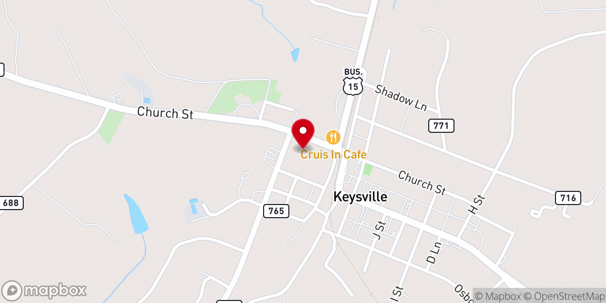 Map showing location of Genesis Products Plant 4