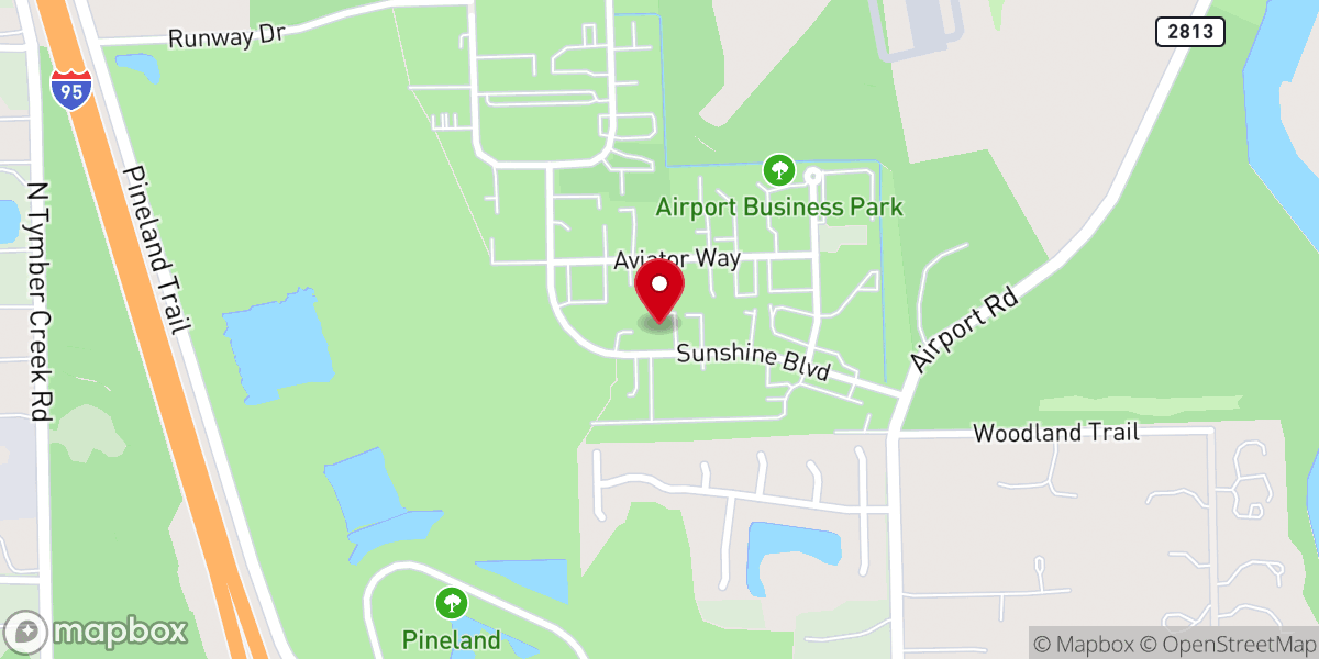 Map showing location of Abounding Hope Counseling