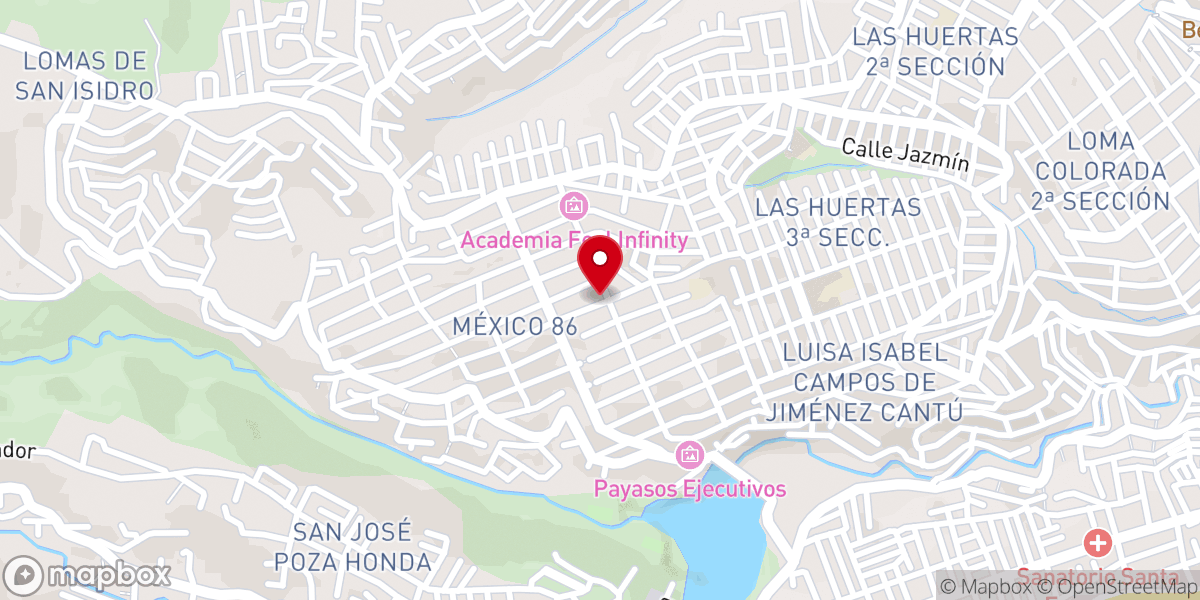 Map showing location of ICIAR Iglesia Cristiana Monte Basán