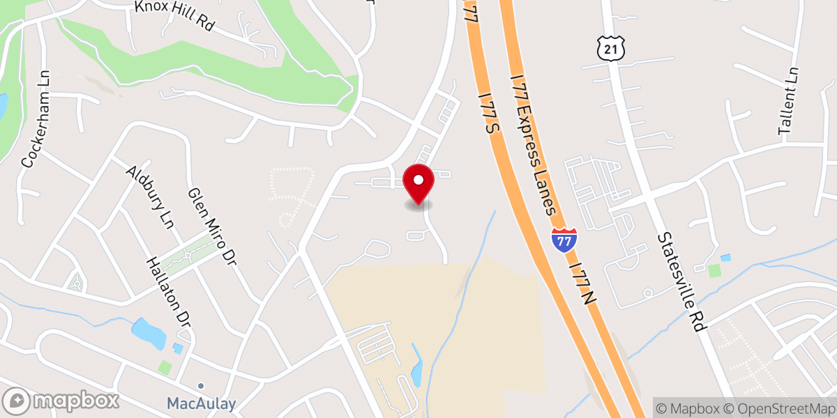 Map showing location of Journey Church