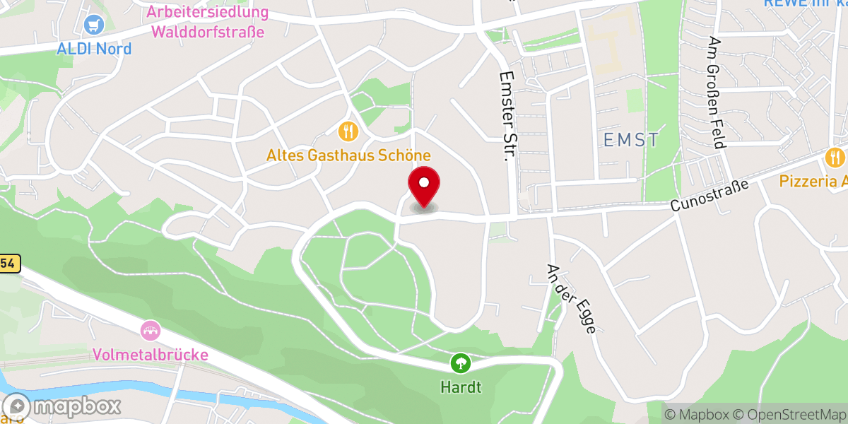 Map showing location of Ev.-Luth. Emmauskirchengemeinde