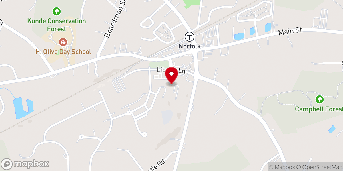 Map showing location of Ken and Mabel Brace Foundation Inc