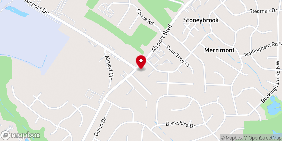 Map showing location of Holy Temple Church