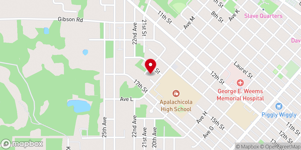 Map showing location of New Life Church