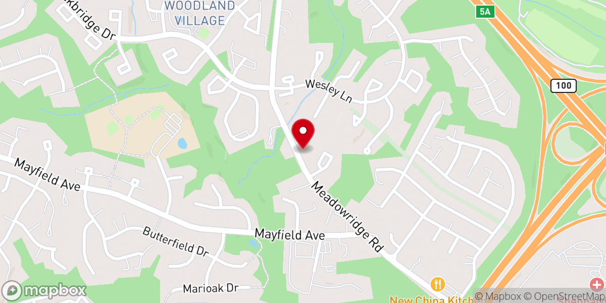 Map showing location of Elkridge Christian Community Church