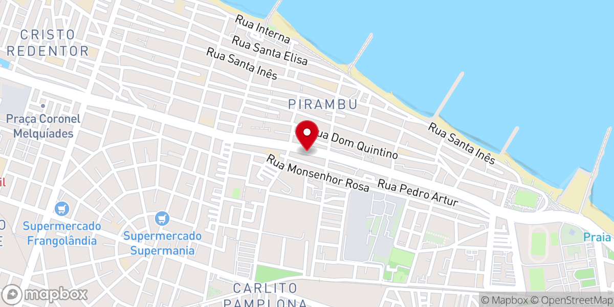 Map showing location of Igreja Pentecostal Tocha Viva