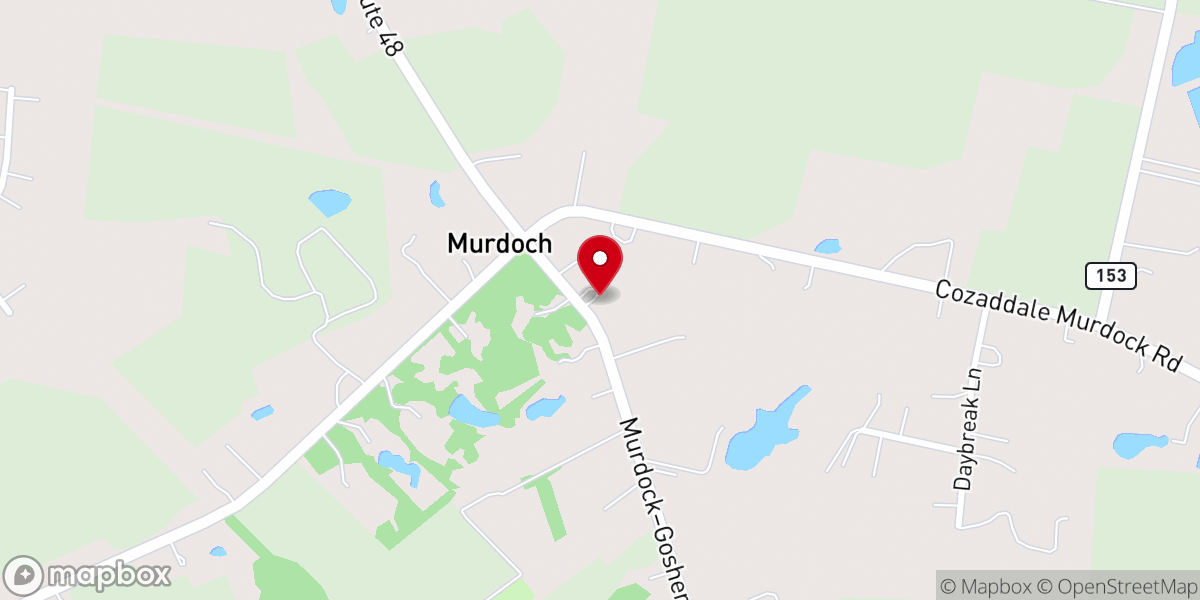 Map showing location of Bethel Murdoch Presbyterian Church