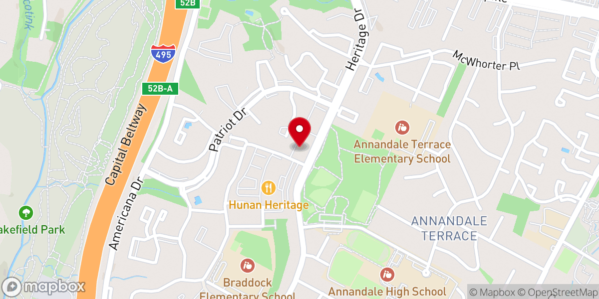 Map showing location of New Light United Methodist Church