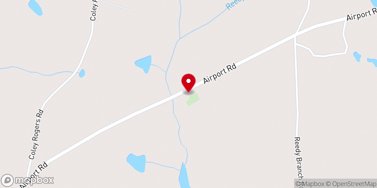 Map showing location of Bethlehem Baptist Church