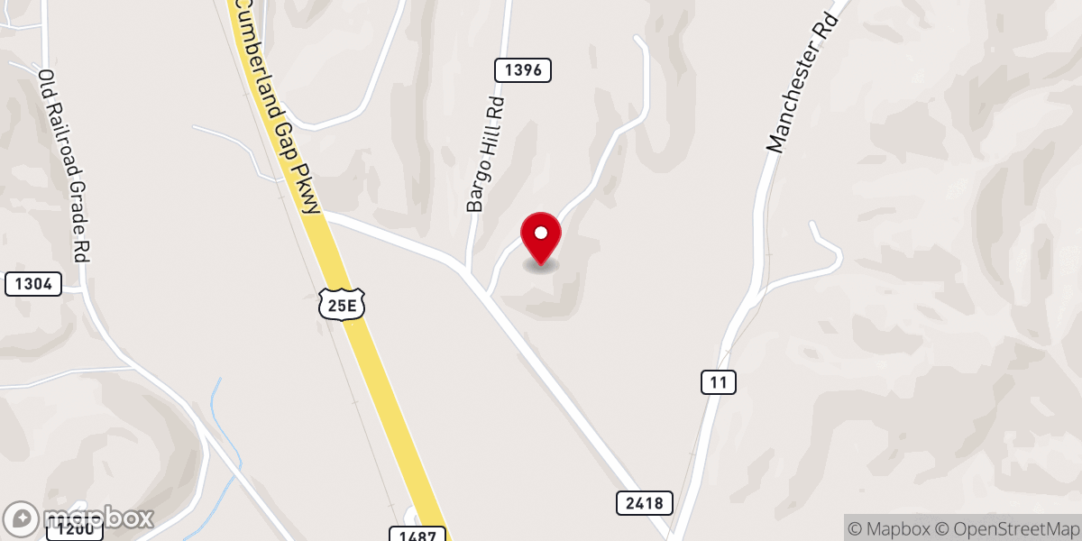 Map showing location of New Beginnings Worship Center