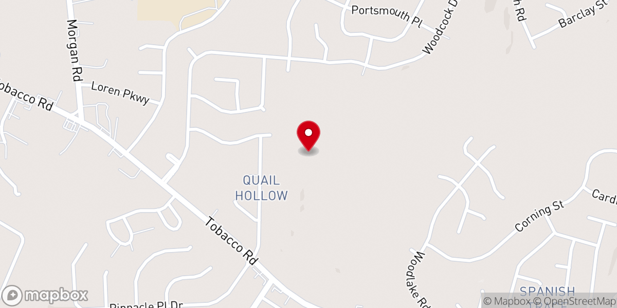 Map showing location of St. Mary on the Hill Catholic Church VBS