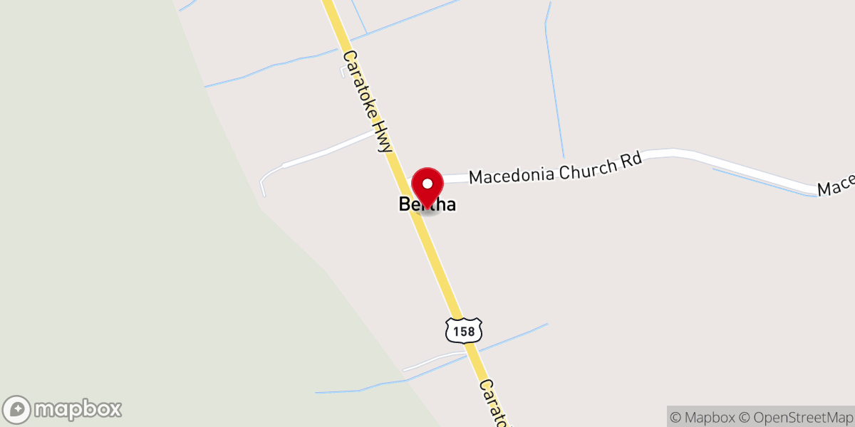 Map showing location of Historic Christian Advocate Baptist Church