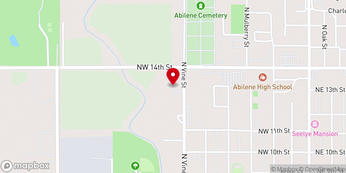 Map showing location of Emmanuel Church