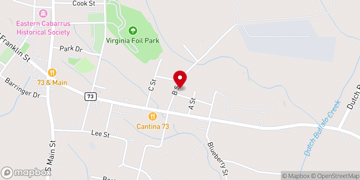 Map showing location of Zion Wesley AME Zion Church