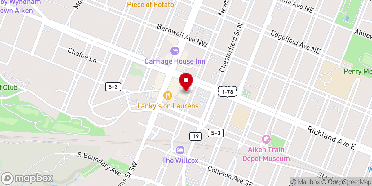 Map showing location of Newberry Hall