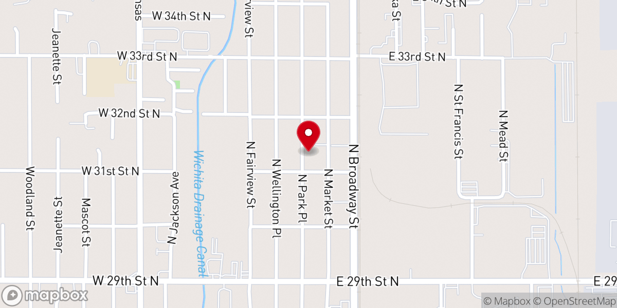 Map showing location of Bridgeport Missionary Baptist Church