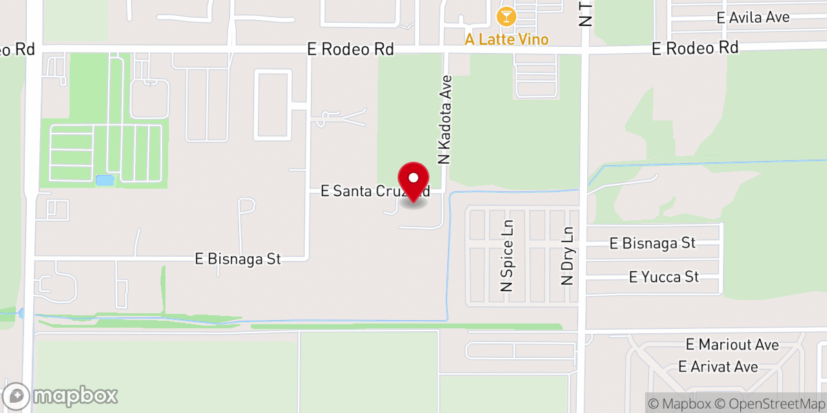 Map showing location of Harvest Family Church