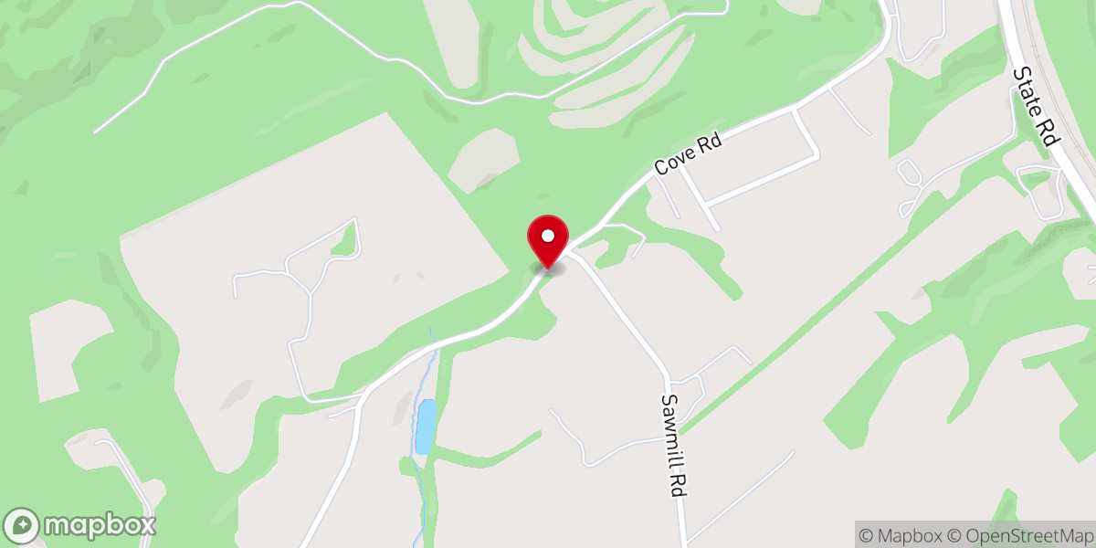 Map showing location of Middle Cove Bible Church