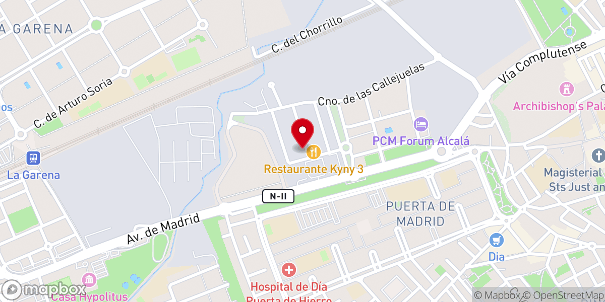 Map showing location of IGLESIA CRISTIANA SHALOM ADONAI