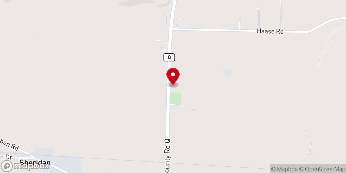 Map showing location of Farmington Lutheran Church