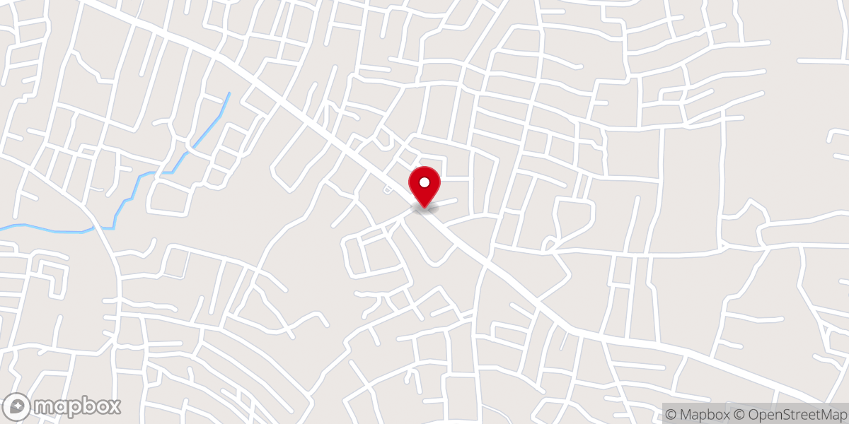 Map showing location of Shalom Baptist Church