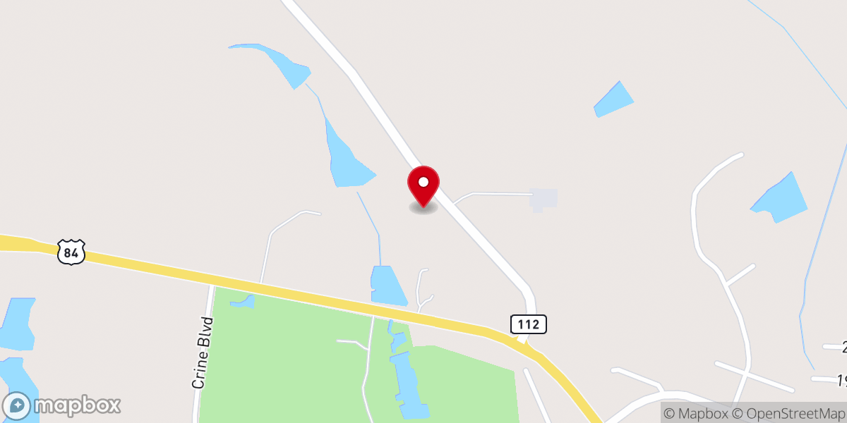 Map showing location of Grady County Baptist Association