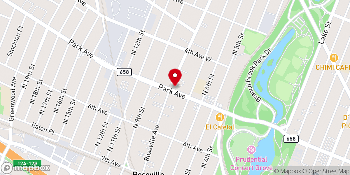 Map showing location of Iglesia Ze Dios Pentecostal