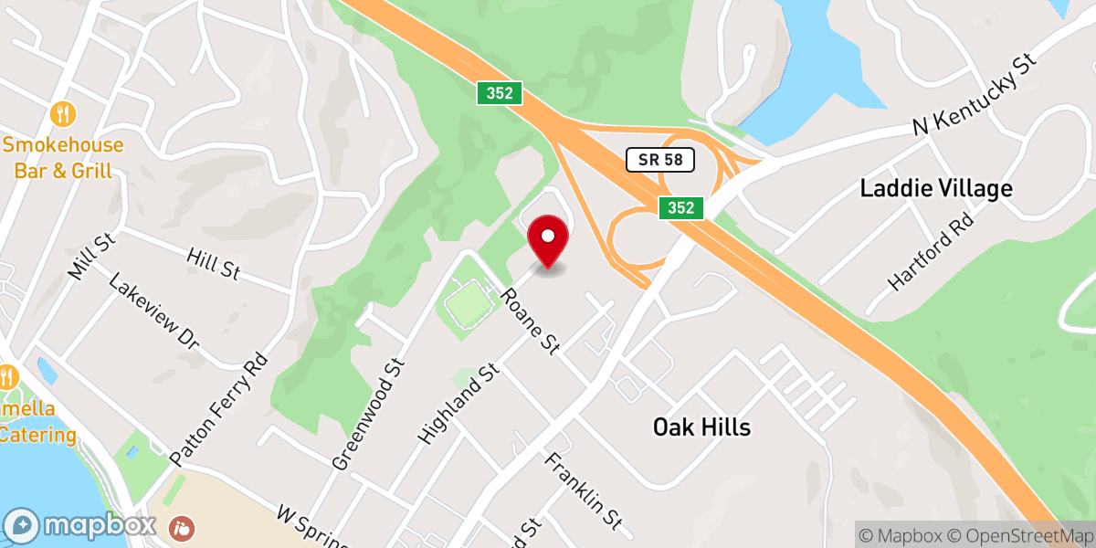 Map showing location of Kingston Church of God