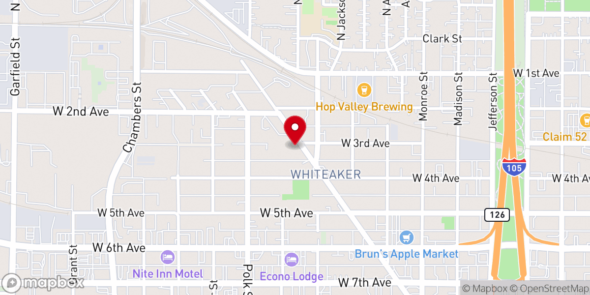 Map showing location of St John the Wonderworker Orthodox Church